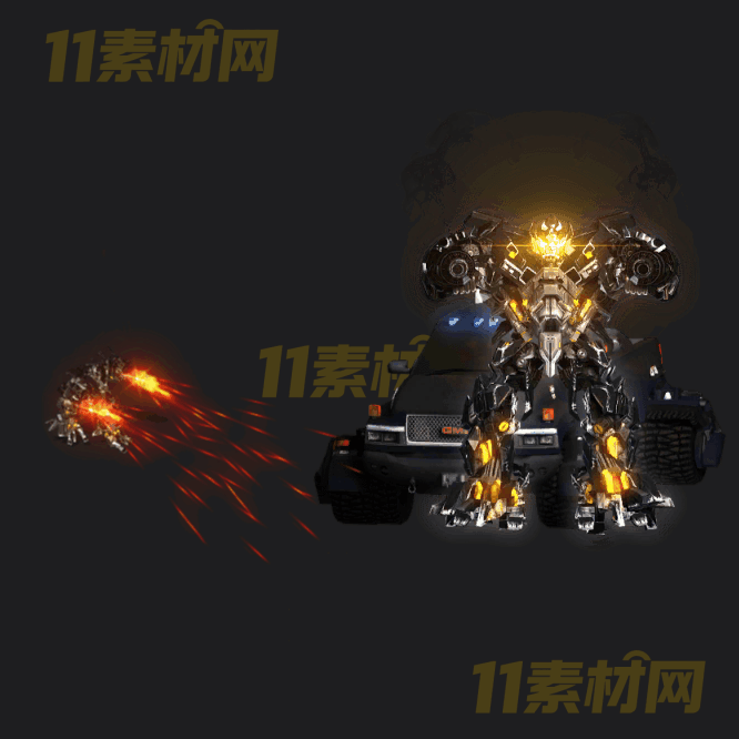 传奇变形金刚时装素材 动态PNG序列帧—SZ20260402-2