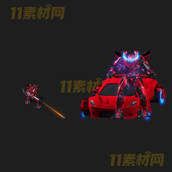 传奇变形金刚时装素材 动态PNG序列帧—SZ20260402-3