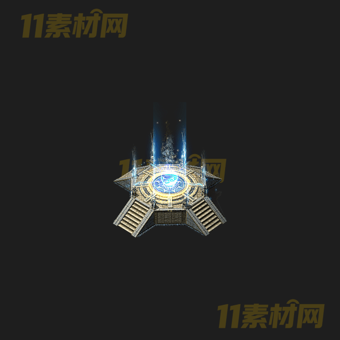 传奇NPC传送阵素材 动态PNG序列帧—NPC20260402-49