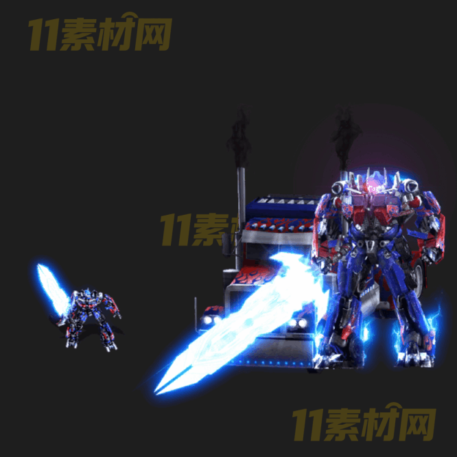 传奇变形金刚时装素材 动态PNG序列帧—SZ20260402-5