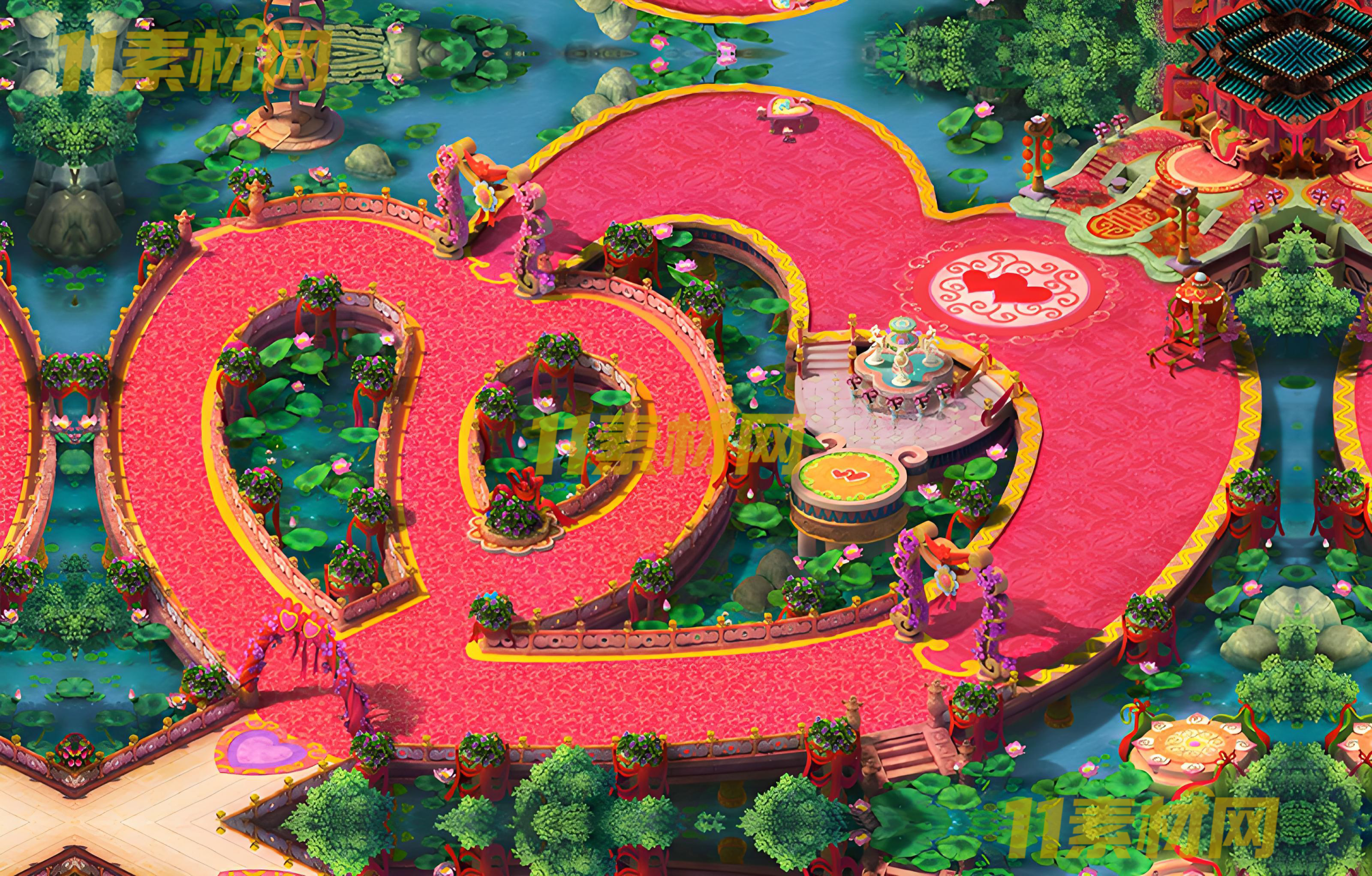 传奇真彩地图素 爱情湖畔 超清地图—DT20260402-84