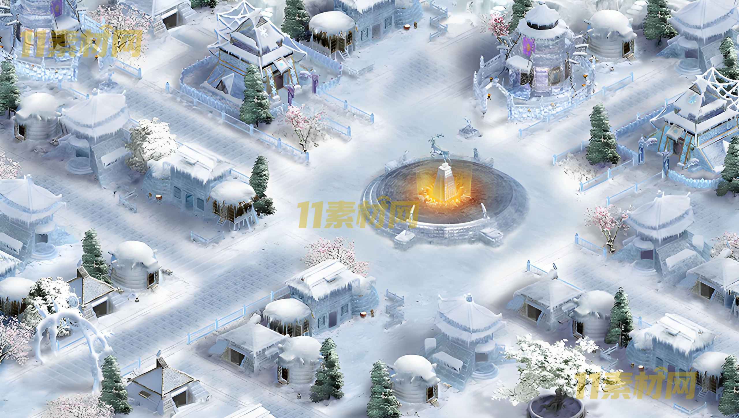 传奇真彩地图素 冰雪城 超清地图—DT20260402-90