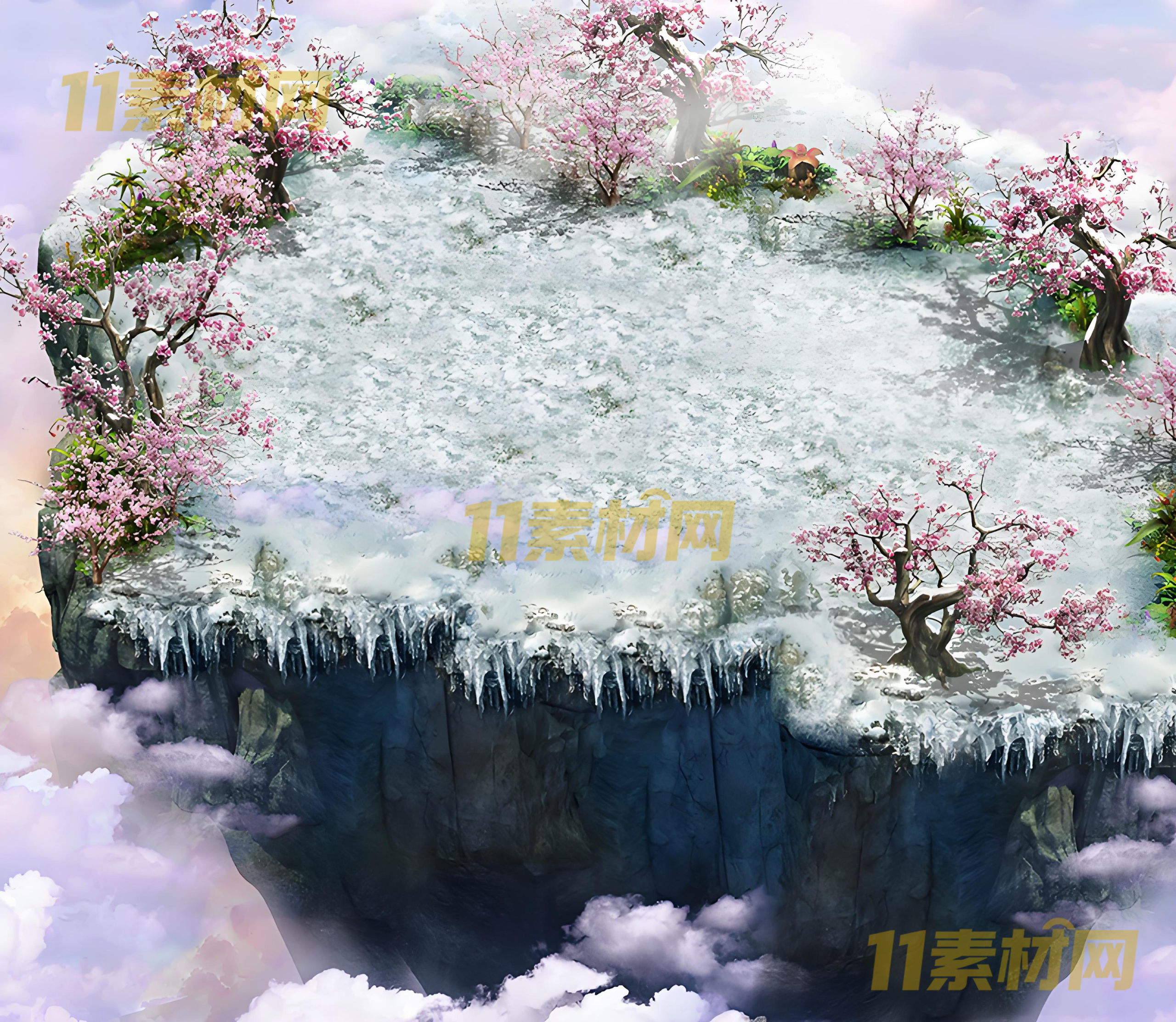 传奇真彩地图素 冰雪桃花 超清地图—DT20260402-91