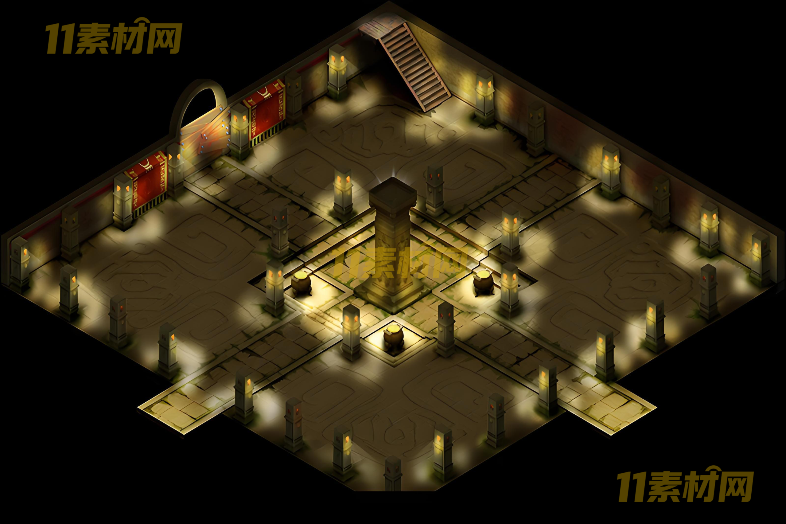 传奇真彩地图素 沉没神庙 超清地图—DT20260402-94