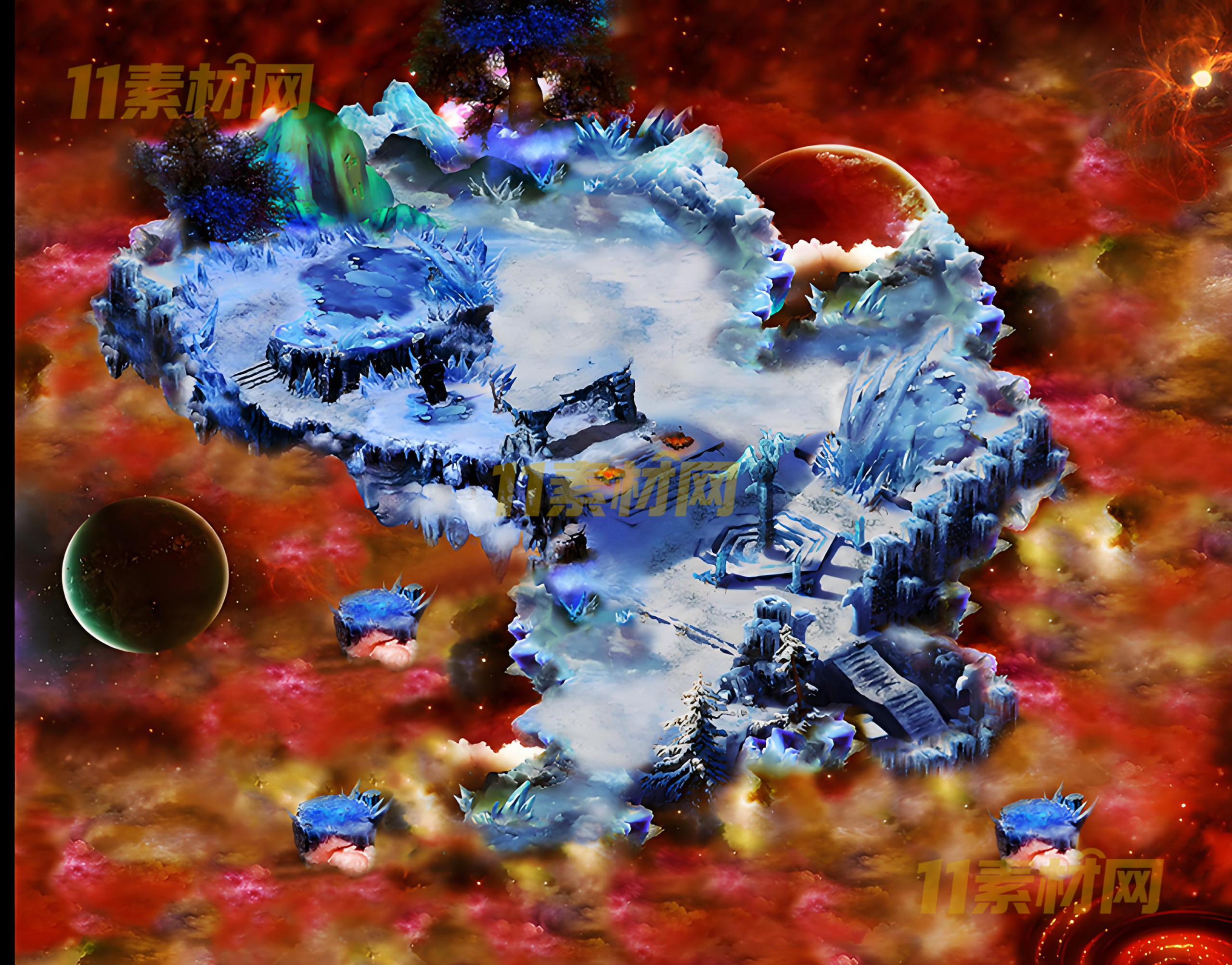 传奇真彩地图素 璀璨宇宙 超清地图—DT20260402-96