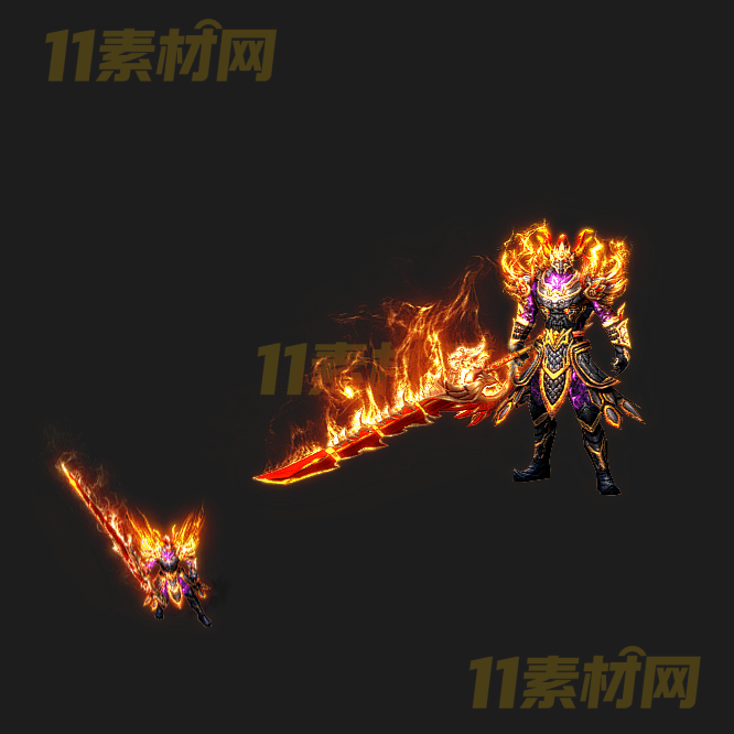 传奇时装素材 一体时装 内外观齐全高清PNG序列帧—SZ20260403-19