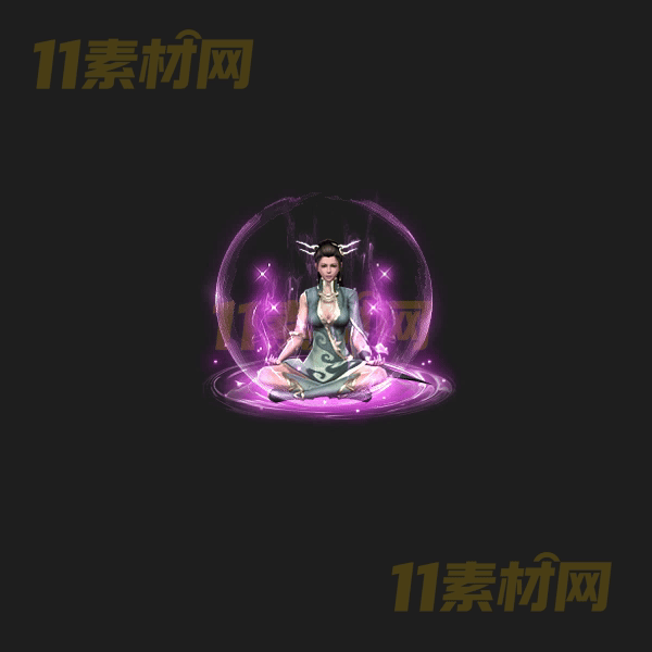 传奇UI修仙打坐特效 动态高清PNG序列帧—WP20260405-25