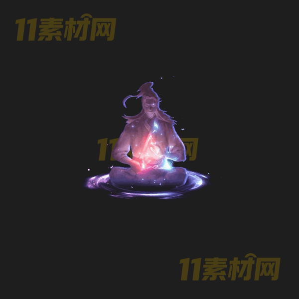 传奇UI修仙打坐特效 动态高清PNG序列帧—WP20260405-55