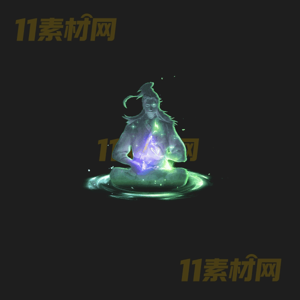 传奇UI修仙打坐特效 动态高清PNG序列帧—WP20260405-56