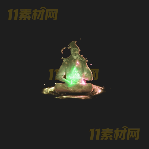 传奇UI修仙打坐特效 动态高清PNG序列帧—WP20260405-57