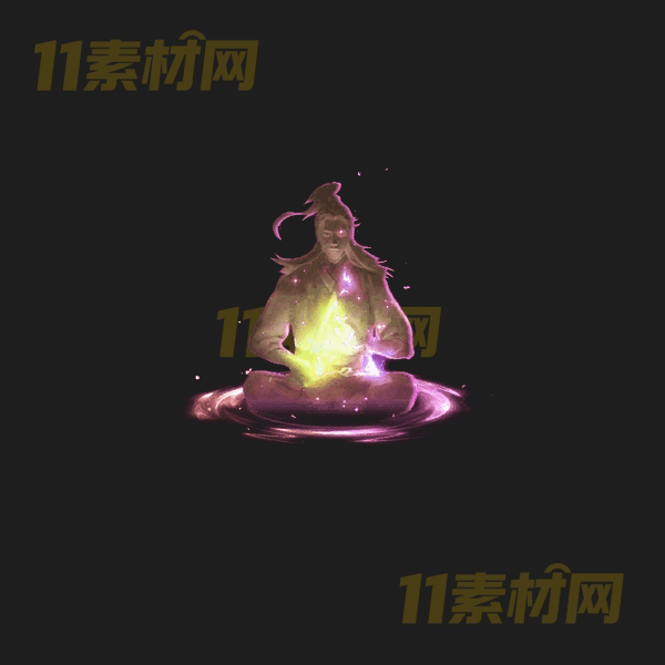 传奇UI修仙打坐特效 动态高清PNG序列帧—WP20260405-58