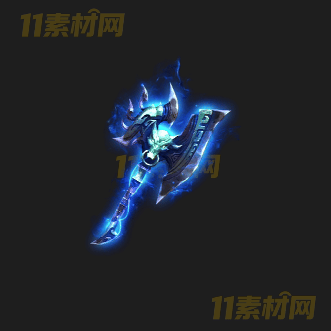 传奇UI斧头法宝素材 内观动态高清PNG序列帧—WP20260406-15