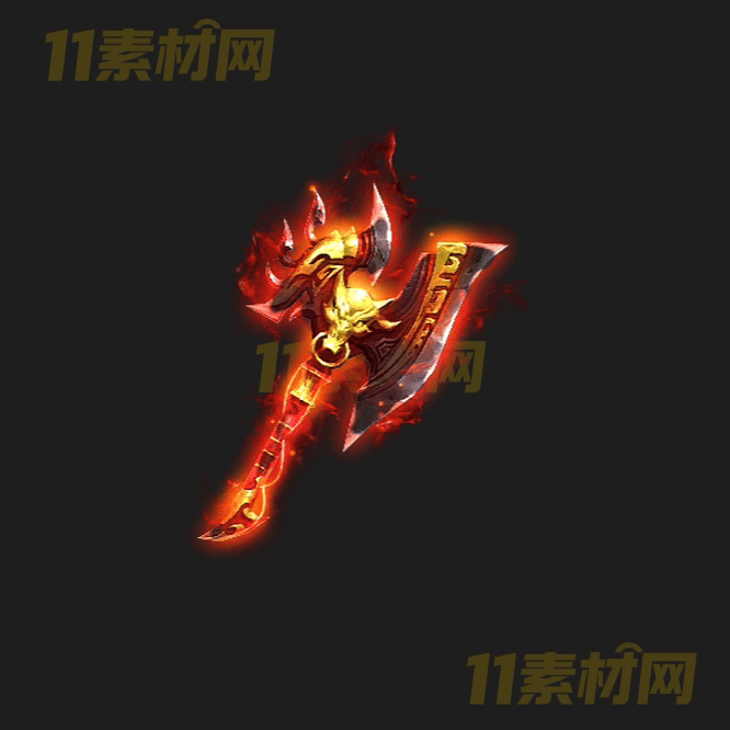 传奇UI斧头法宝素材 内观动态高清PNG序列帧—WP20260406-16