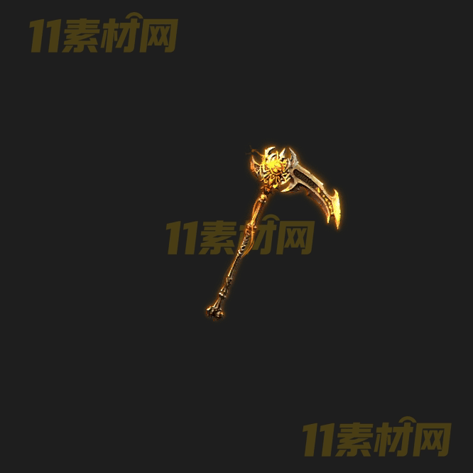 传奇UI镰刀法宝素材 内观动态高清PNG序列帧—WP20260406-25