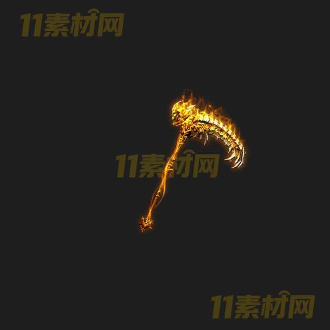 传奇UI镰刀法宝素材 内观动态高清PNG序列帧—WP20260406-30