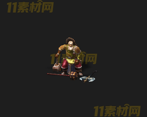 传奇NPC人物素材 动态高清PNG序列帧—NPC20260407-173