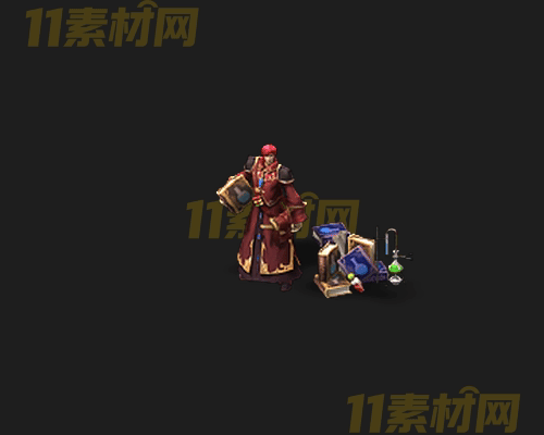 传奇NPC人物素材 动态高清PNG序列帧—NPC20260407-183