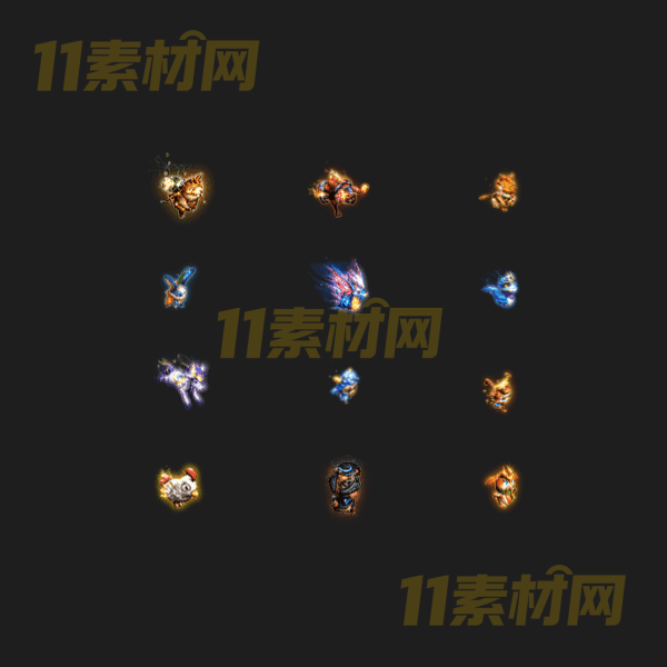 传奇特殊首饰十二生肖素材 高清PNG序列帧—TS20260408-46