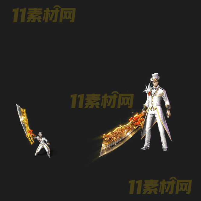 传奇时装素材 一体时装 内外观齐全高清PNG序列帧—SZ20260409-30