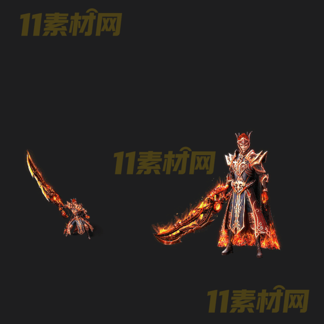 传奇时装素材 一体时装 内外观齐全高清PNG序列帧—SZ20260409-6