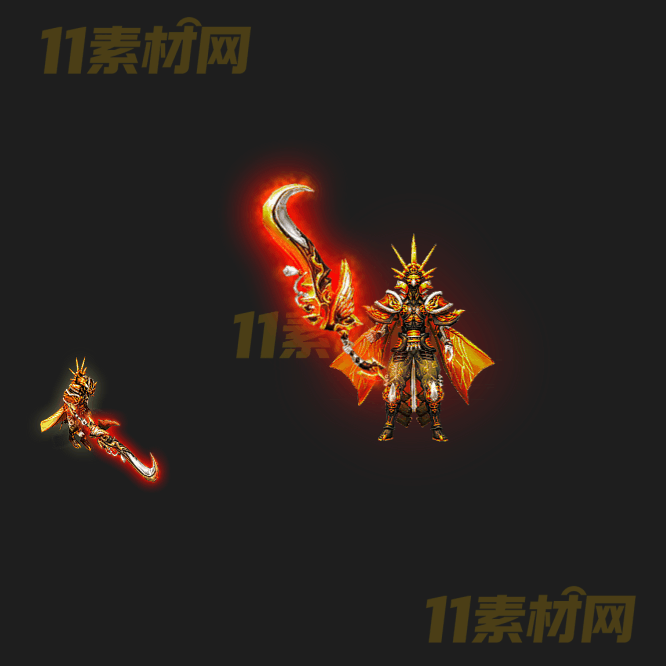 传奇剑甲素材 内外观高清PNG序列帧—JN20260412-90