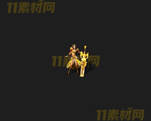 传奇NPC人物素材 动态高清PNG序列帧—NPC20260413-217