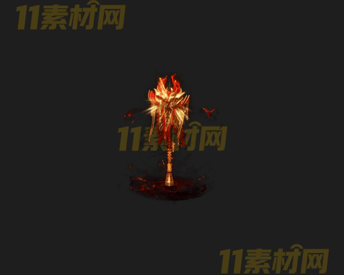 传奇NPC战旗素材 动态高清PNG序列帧—NPC20260413-229