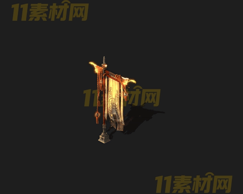 传奇NPC战旗素材 动态高清PNG序列帧—NPC20260413-231