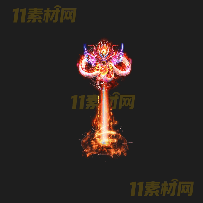 传奇光柱特效素材 动态高清PNG序列帧—GZ20260413-249