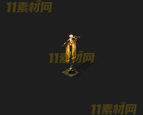 传奇NPC战旗素材 动态高清PNG序列帧—NPC20260414-265