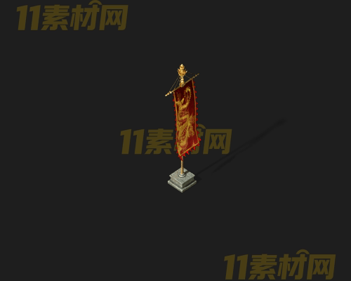 传奇NPC战旗素材 动态高清PNG序列帧—NPC20260414-274