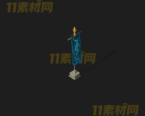 传奇NPC战旗素材 动态高清PNG序列帧—NPC20260414-275