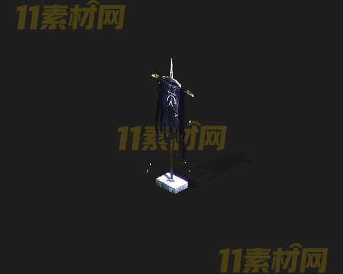 传奇NPC战旗素材 动态高清PNG序列帧—NPC20260414-276