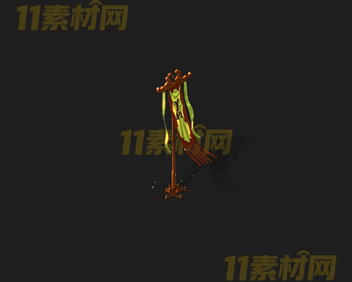 传奇NPC战旗素材 动态高清PNG序列帧—NPC20260414-288