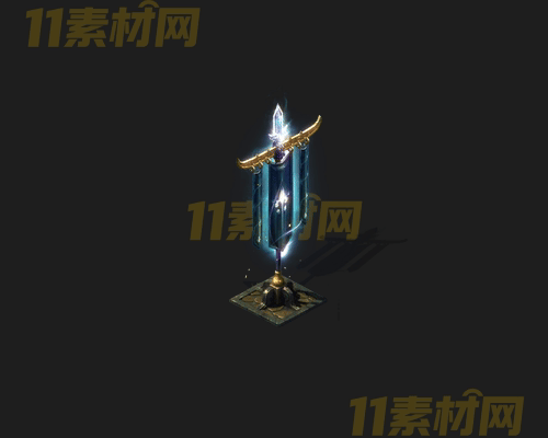 传奇NPC战旗素材 动态高清PNG序列帧—NPC20260414-292