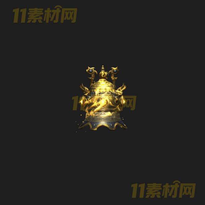 传奇东皇钟法宝特效素材 高清PNG序列帧—FB20260416-34