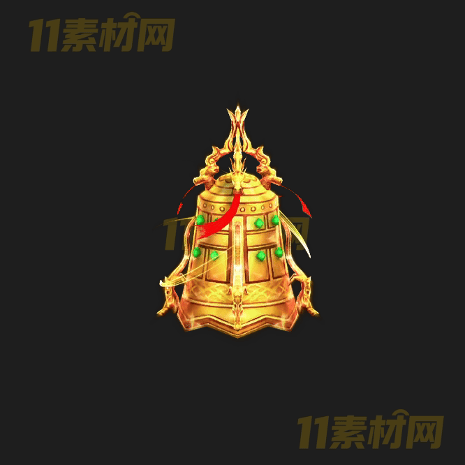 传奇东皇钟法宝特效素材 高清PNG序列帧—FB20260416-39