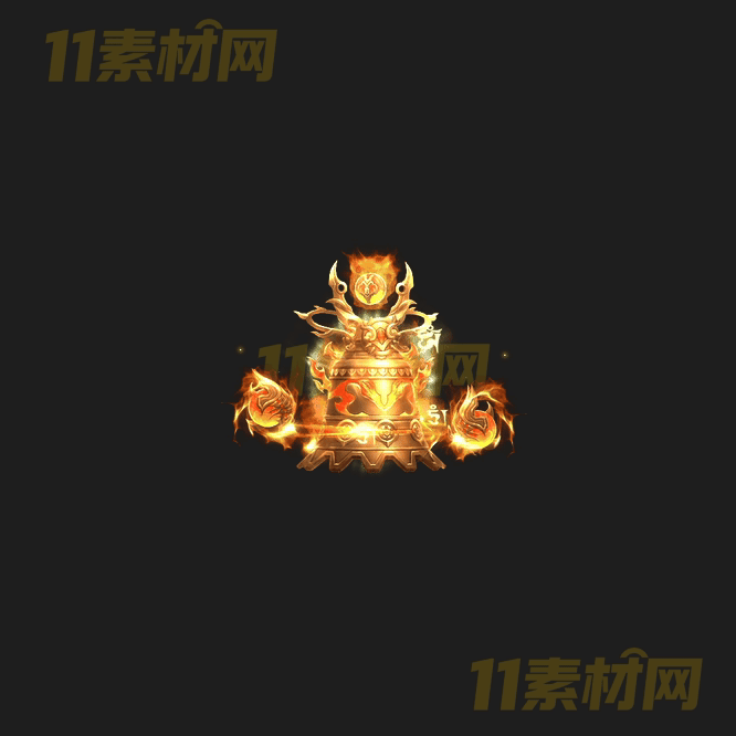 传奇东皇钟法宝特效素材 高清PNG序列帧—FB20260416-41