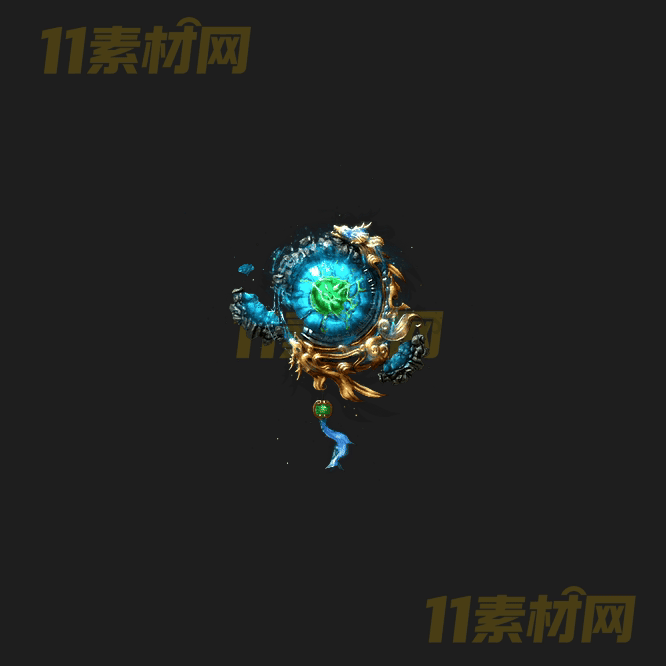 传奇玉佩法宝特效素材 高清PNG序列帧—FB20260416-75