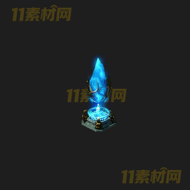 传奇传送法阵NPC素材 动态高清PNG序列帧—NPC20260417-11