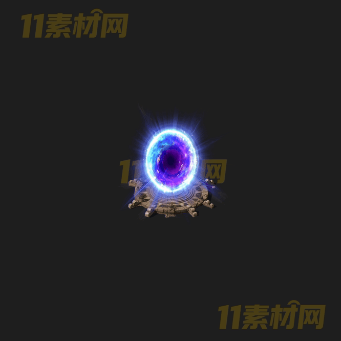 传奇传送法阵NPC素材 动态高清PNG序列帧—NPC20260417-15