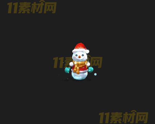 传奇雪人NPC素材 动态高清PNG序列帧—NPC20260417-244