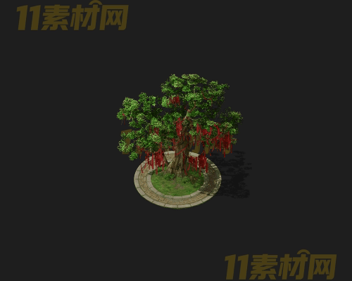 传奇发财树NPC素材 动态高清PNG序列帧—NPC20260417-250