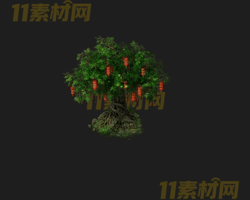 传奇圣诞树NPC素材 动态高清PNG序列帧—NPC20260417-257