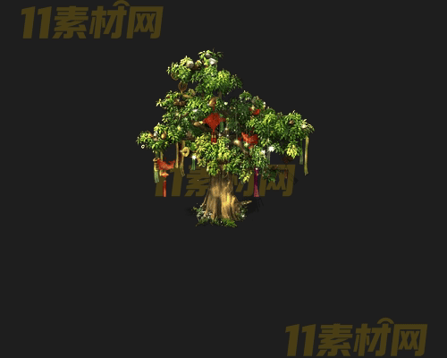 传奇发财树NPC素材 动态高清PNG序列帧—NPC20260417-258