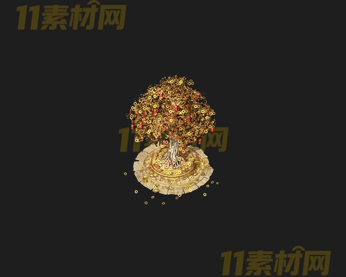 传奇发财树NPC素材 动态高清PNG序列帧—NPC20260417-262