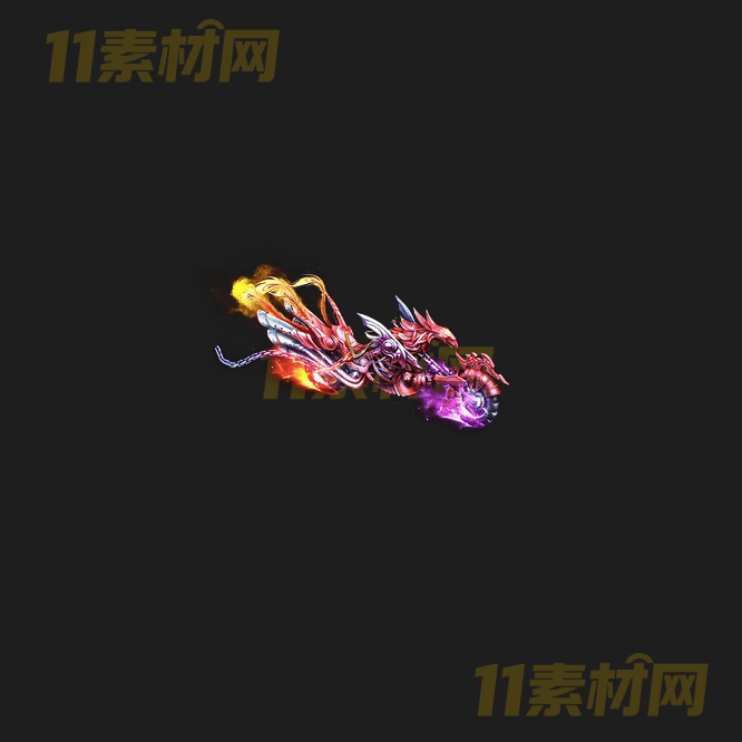 传奇摩托坐骑素材 八方向内外观高清动态PNG—ZQ20260417-280