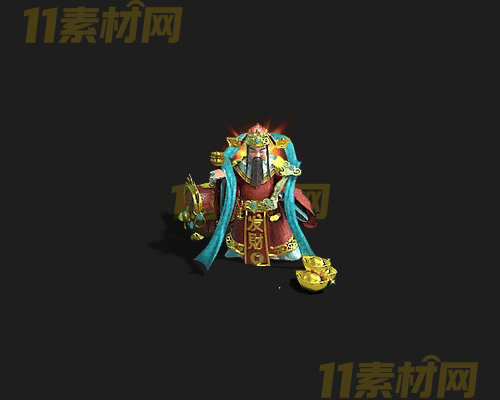 传奇财神NPC素材 动态高清PNG序列帧—NPC20260417-295