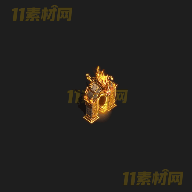 传奇传送法阵NPC素材 动态高清PNG序列帧—NPC20260417-30