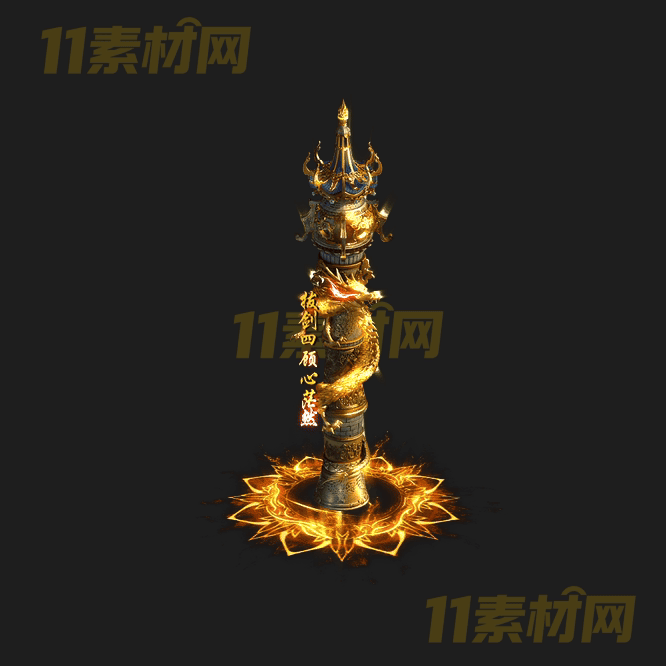 传奇光柱特效素材 动态PNG序列帧—GZ20260417-74